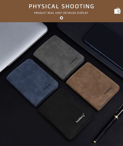 Mens leather wallet rfid safe - mens,