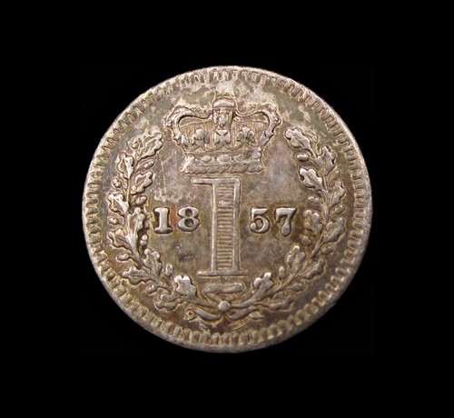 Victoria 1857 silver maundy - silver,