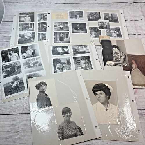 1960s color photo album - b&w,