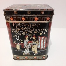 Vintage Oriental Tea Caddy