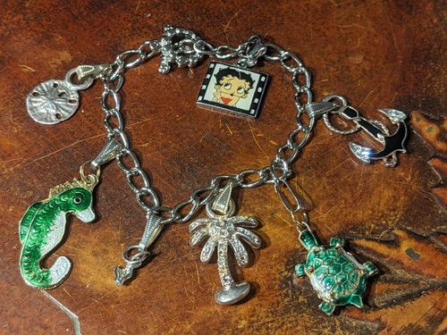 Betty boop charm bracelet - betty,