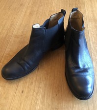 Gabor Women’s UK 7.5 Chelsea Boots Black Leather Ankle