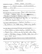 HMS Manchester Resume Sub