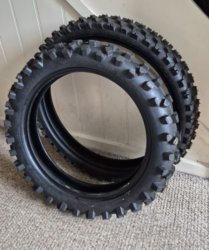 Pair big wheel pitbike tyres - pair,