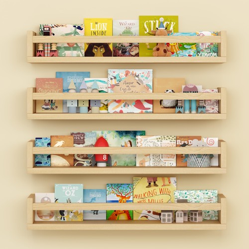 Set wall mounted kid - of, kid's