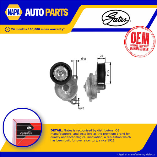 Aux belt tensioner fits - aux,