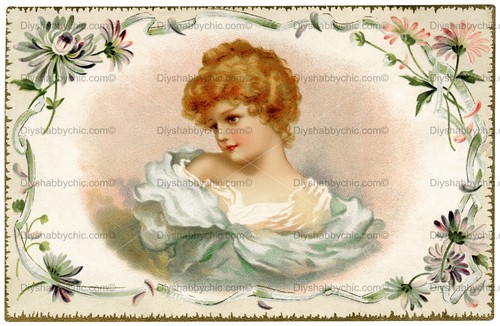 Waterslide decal vintage image - vintage,