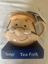 Tetley Tea Folk Mug~Gaffer Mug Set~Collectors Item~Brand New in Packaging