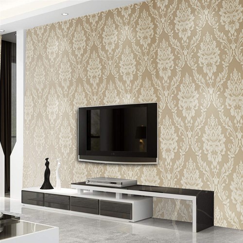 Victorian beige gold damask - victorian,
