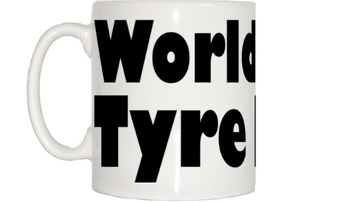 World best tyre fitter mug - world's,