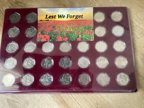 50p victoria cross ect - cross, in