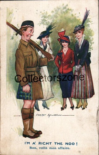 1915 ww1 fred spurgin postcard - 1915,