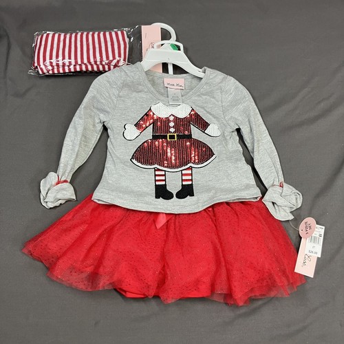 Little lass girl - skirt, tights