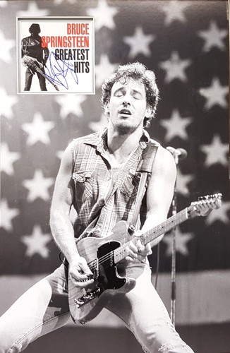 Bruce springsteen signed - signed, 23x15