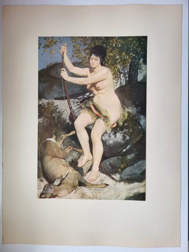 Vintage print renoir - print,