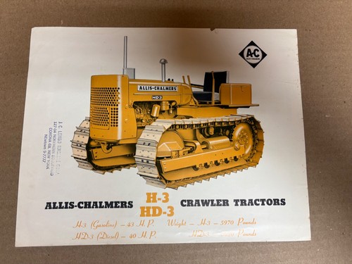 Vintage allis chalmers - chalmers, &