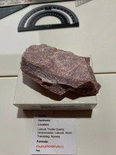 THULITE : LEKSVIK THULITE