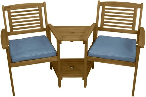 Wooden companion love seat - love,