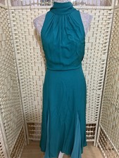 Reiss Jenna, Teal Green Midi