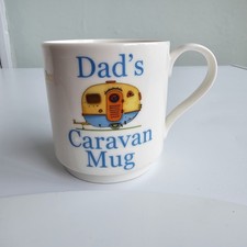 "Dad's Caravan Mug" Coffee Tea Fine China Novelty Touring Caravan Lesser Paver