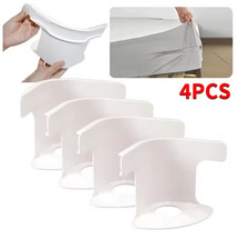 4Pcs Lock Bed Sheet Holder Corner Clips Non-Slip Mattress Fastener Grippers - UK