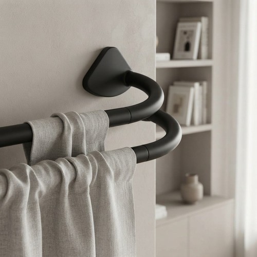 Stylish iron curtain pole - stylish,