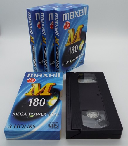 Maxell m180 180 vhs - 4x,
