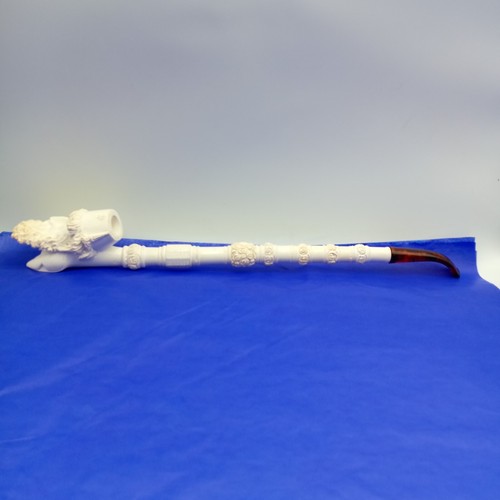 Hand carved huge meerschaum - carved,
