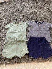 Billie Faiers @ George T-shirt & Shorts Set x 2 Size 9-12 Months