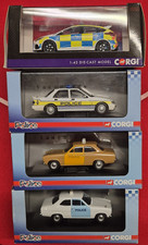 4x 1/43 Corgi Vanguards Police