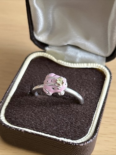 925 silver ring pink - silver,