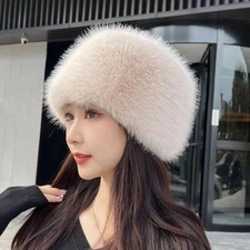 Ladies Fashion Plush Dome Hat