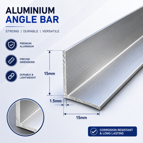Aluminium angle trim equal - aluminium,