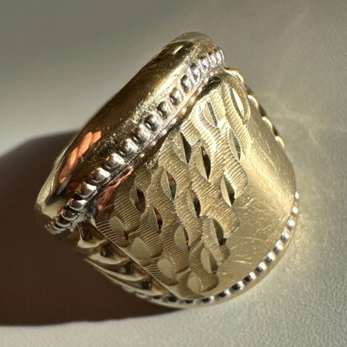 14ct yellow white gold - yellow, 585
