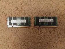 2×1GB DDR2-667 PC2-5300S Laptop RAM Samsung SO-DIMM 200-Pin Untested