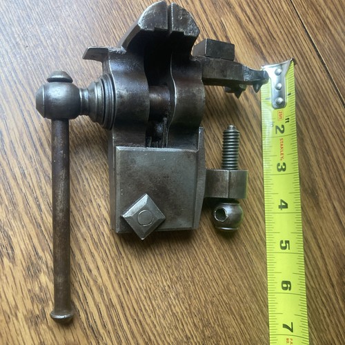 Vintage jeweler bench vise - bench,