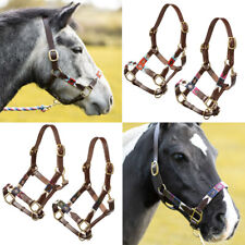 Leather Horse Head Collar Headcollars Horses Equestrian Equipment Polo Rydale