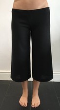 Sara Berman 1990’s Low Ride Culottes / Black / 100% Wool / Cool & Sexy / Size S