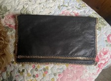 Stella McCartney Falabella Vegan Leather Fold Over Clutch Bag