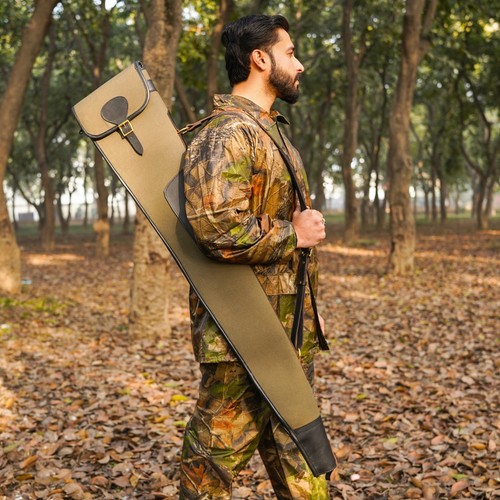 Canvas leather shotgun - leather,
