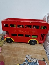 Wooden Red London Double