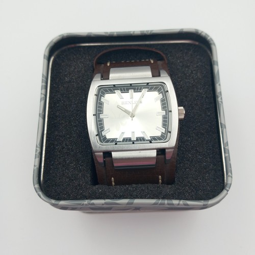 Henleys men silver dial - silver,