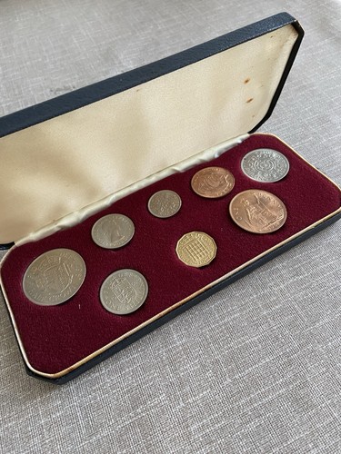 Pre decimal coin - set, 1966/67