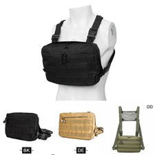 Tactical Recon Kit Bag Molle Pouch Chest Rig Bag Multi-Purpose EDC Carry Pouches