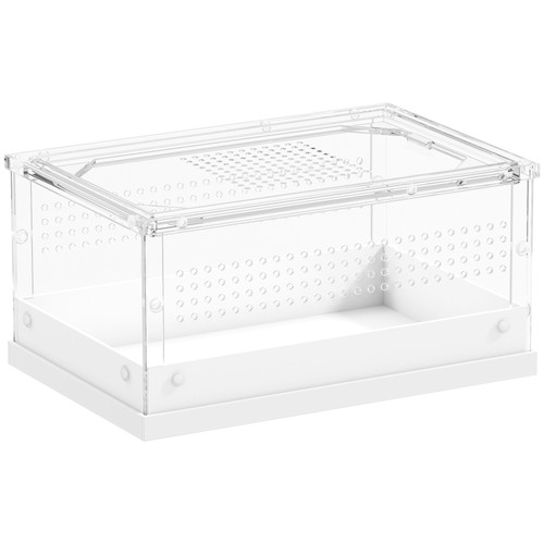 Acrylic reptile terrarium with - acrylic,