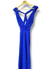 Ladies Celeb Boutique blue midi dress size S 