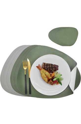 Double side leather - double, placemats