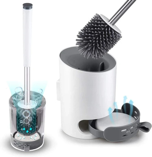 Silicone toilet brush holder - silicone,