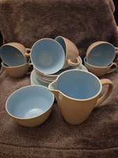 Poole Pottery Tea Set. 6 Cups