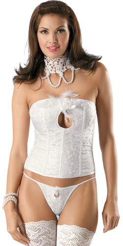 Obsessive mylove ivory - ivory, corset